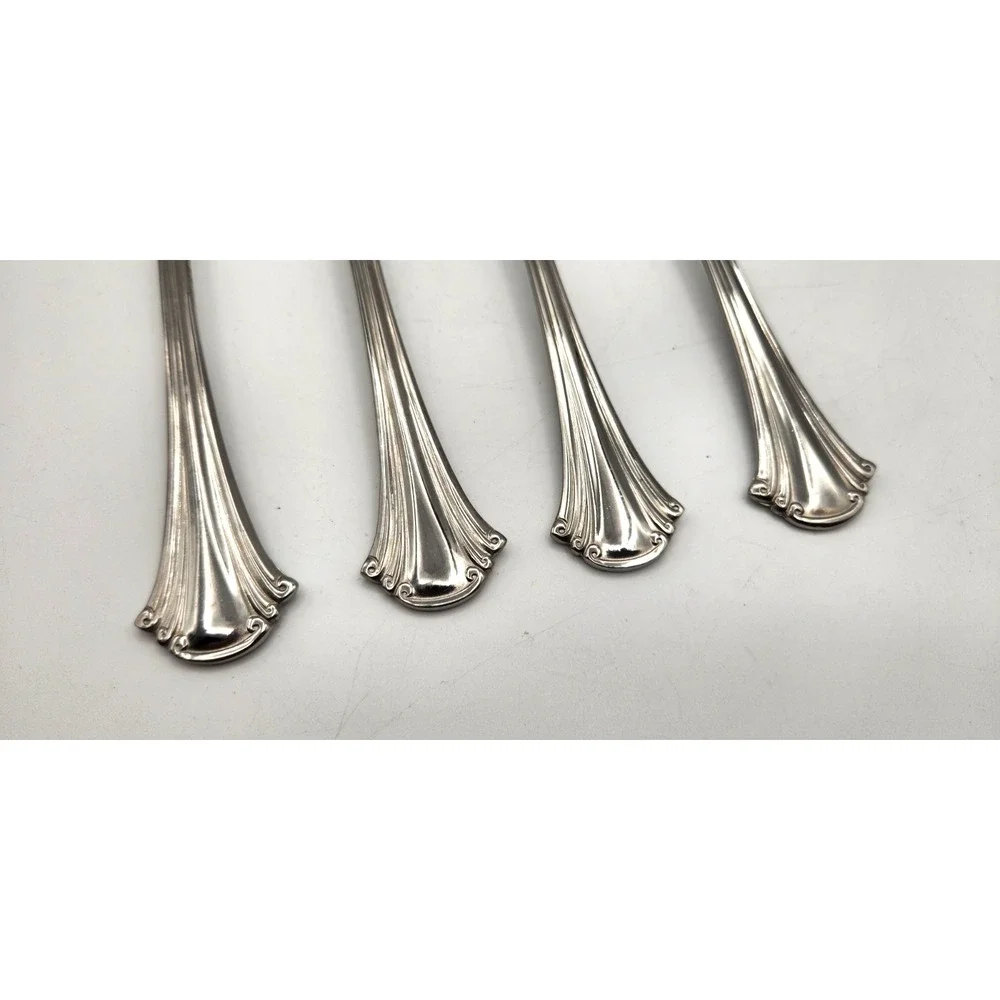 ESTORIL Reed & Barton Select Stainless Flatware ~ 4 Dinner Forks